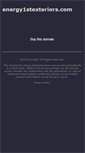 Mobile Screenshot of energy1stexteriors.com